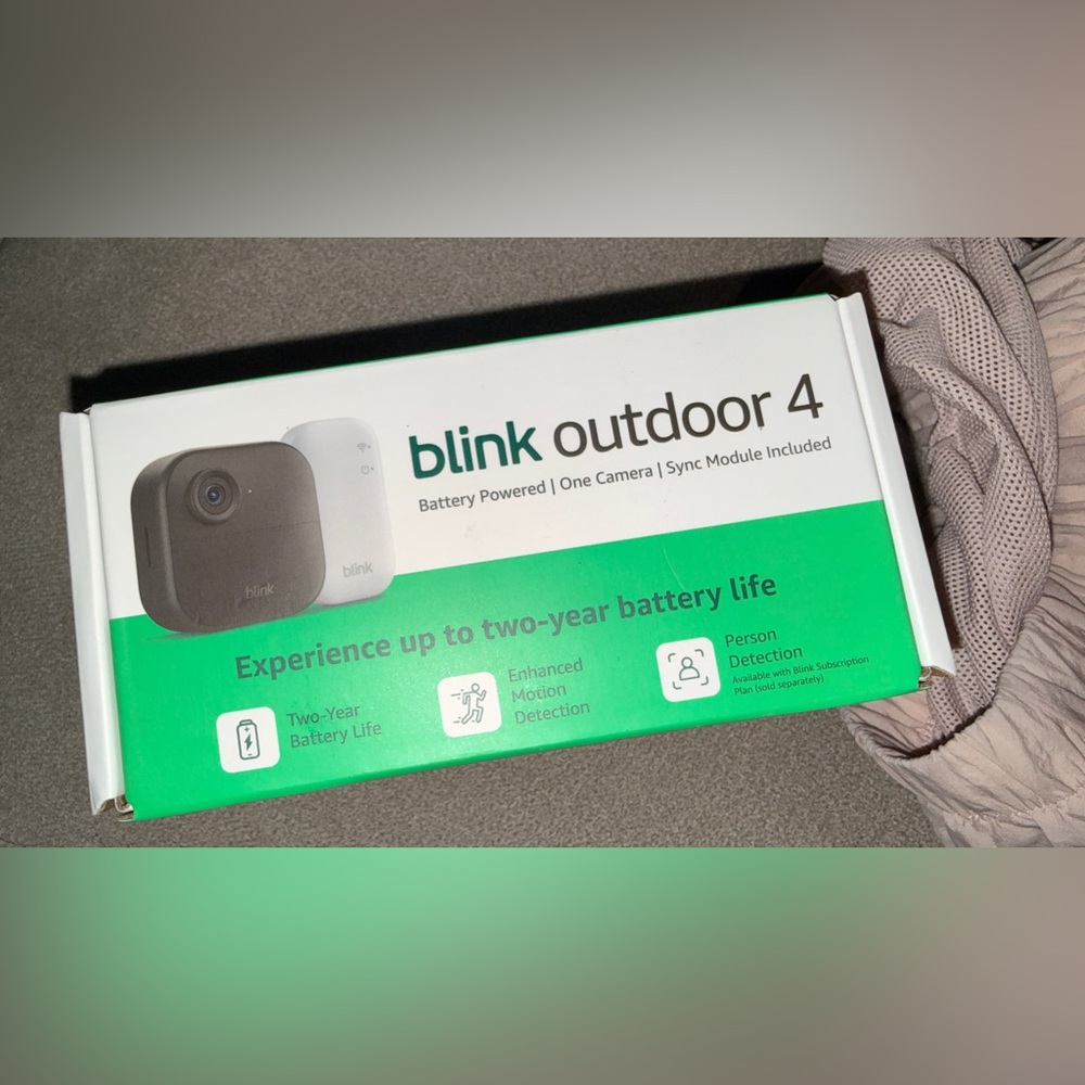 Blink Outdoor 4 Security Camera WITH Sync Module
